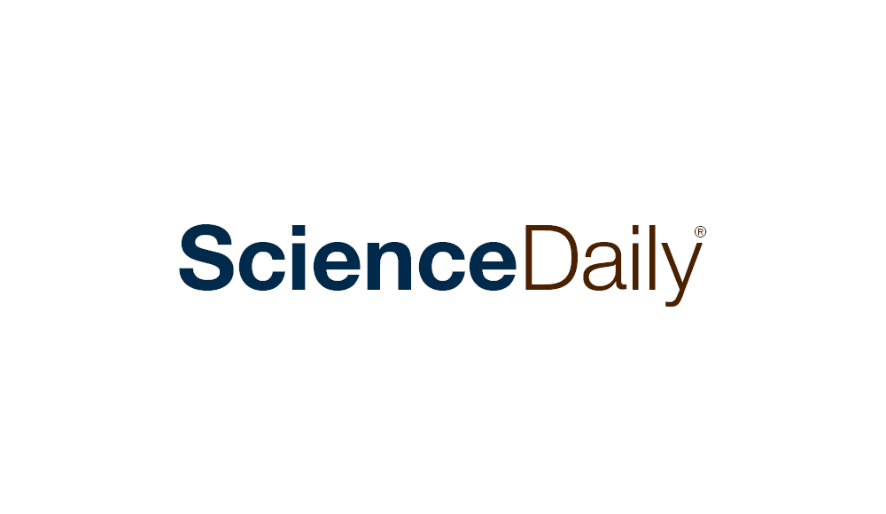 Logotipo de ScienceDaily con el nombre en texto azul y marrón sobre un fondo blanco.