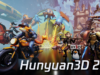 Tencent lanza un sistema avanzado de generación 3D con integración oficial para Blender Ilustración promocional de Hunyuan3D 2.0 que muestra una escena vibrante y llena de creatividad. En el centro, cohetes coloridos despegan alrededor de un globo terráqueo en llamas, mientras personajes de estilo caricaturesco y realista interactúan a su alrededor. Destacan una figura humana en armadura dorada con un escudo y una espada, un dinosaurio, un mono sosteniendo herramientas, un pingüino con un cartel que dice "HY3D", y una figura antropomórfica montando una motocicleta. De fondo, se aprecia un castillo de cuento de hadas y un dirigible flotando en el cielo. El texto "Hunyuan3D 2.0" resalta en la parte inferior derecha, representando el concepto de creatividad ilimitada en el diseño 3D.