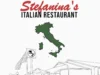 Un restaurante pide a clientes no usar Google AI para consultar promociones Ilustración de un restaurante italiano llamado “Stefanina’s Italian Restaurant”. En la parte superior se muestra un mapa de Italia en color verde, y debajo una línea artística del exterior del local con una bandera estadounidense, el cartel del restaurante y detalles arquitectónicos simples. La imagen combina elementos culturales italianos y estadounidenses.
