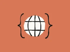 Anthropic lanza Claude Code en la web para delegar tareas de programación desde el navegador Un globo terráqueo rodeado por llaves de código, representando la relación entre programación y la web.