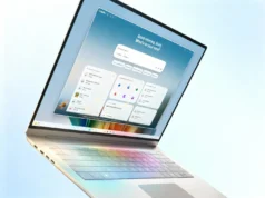 Microsoft integra funciones de IA más profundamente en Windows 11 con Copilot expandido Portátil con Windows mostrando la interfaz de Microsoft Copilot en pantalla.